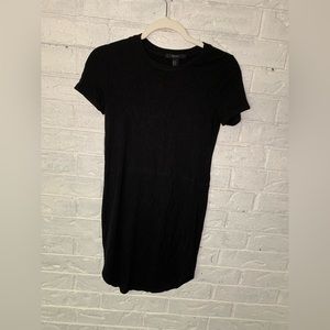 Small black shirt dress